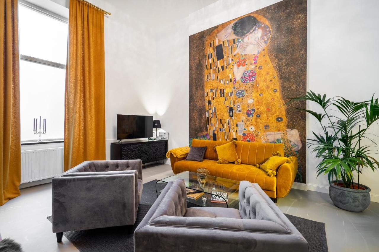 The Kiss - Luxurioeses City Loft Am Naschmarkt Виена Екстериор снимка